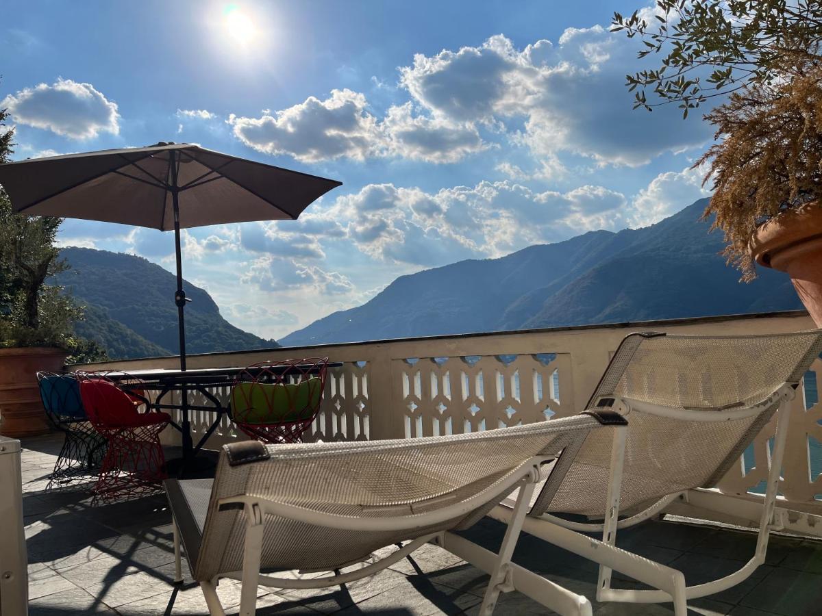 Lake Como Villa Ines Apartment Faggeto Lario Eksteriør billede